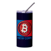 Bitcoin New Coin Red and Blue Tumbler product